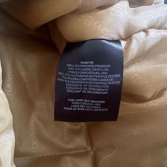 Vintage Rocawear Puffer Vest Sleeveless Full Zip Pockets Logo Men's Small - Picture 7 of 7